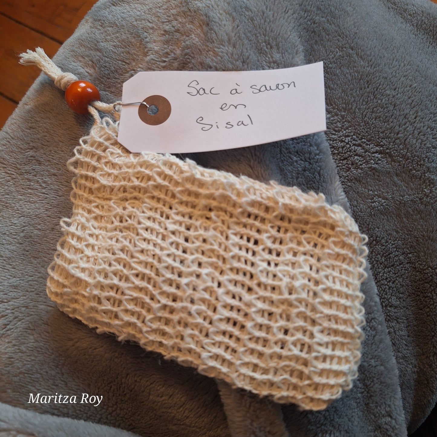 Sac à savon en Sisal