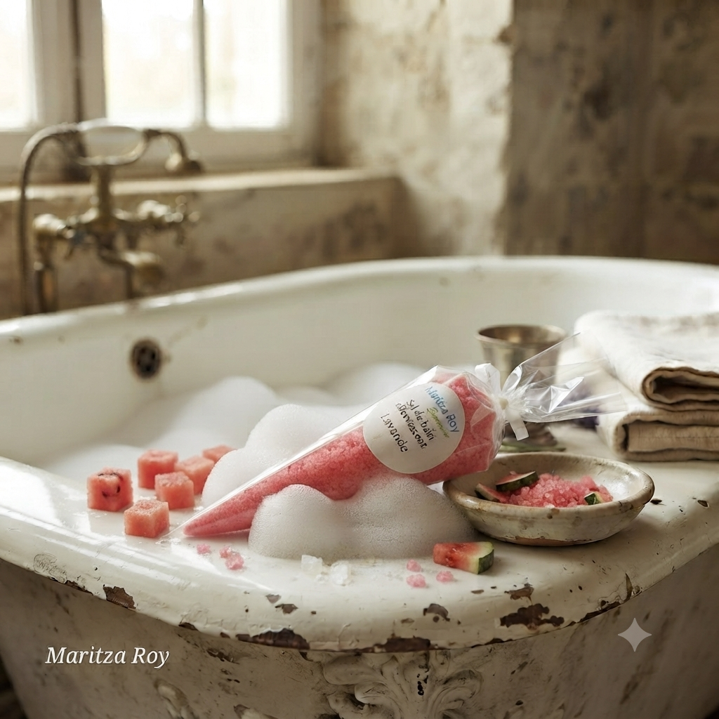 Sel de bain effervescent Melon d’eau
