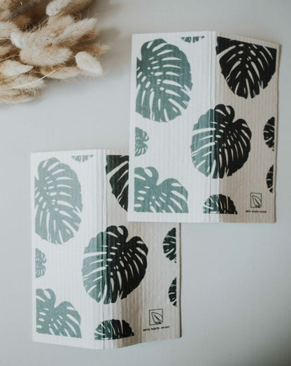 Lot de 2 lavettes suédoises