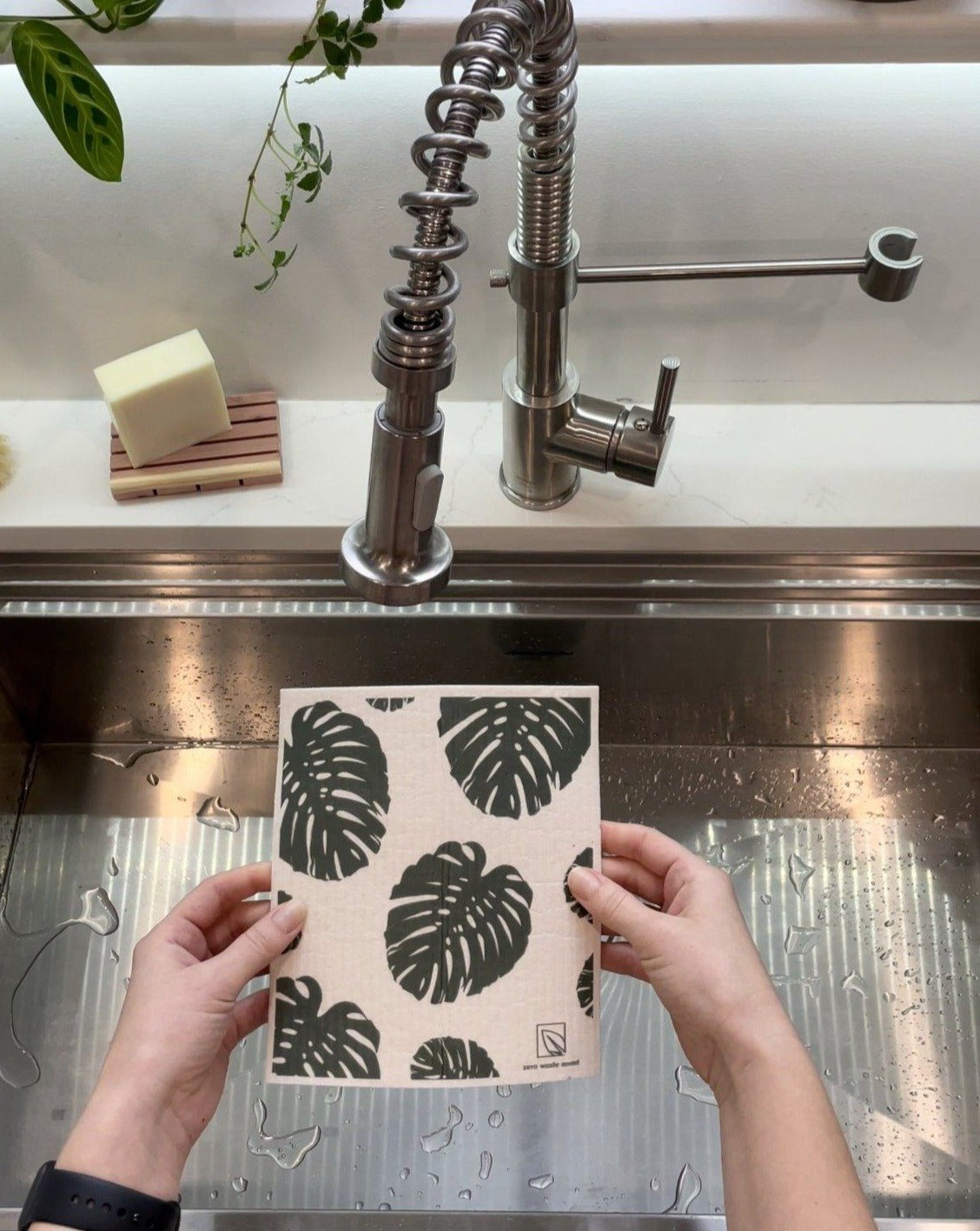 Lot de 2 lavettes suédoises