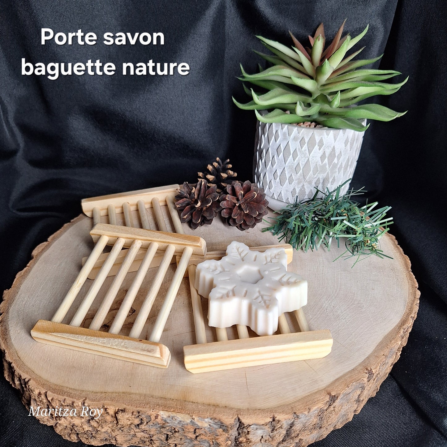 Petit Porte Savon en Bois