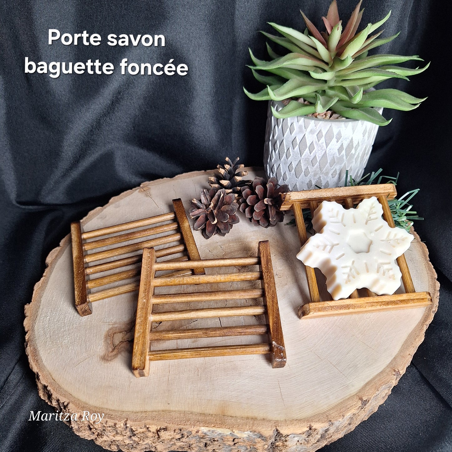 Petit Porte Savon en Bois