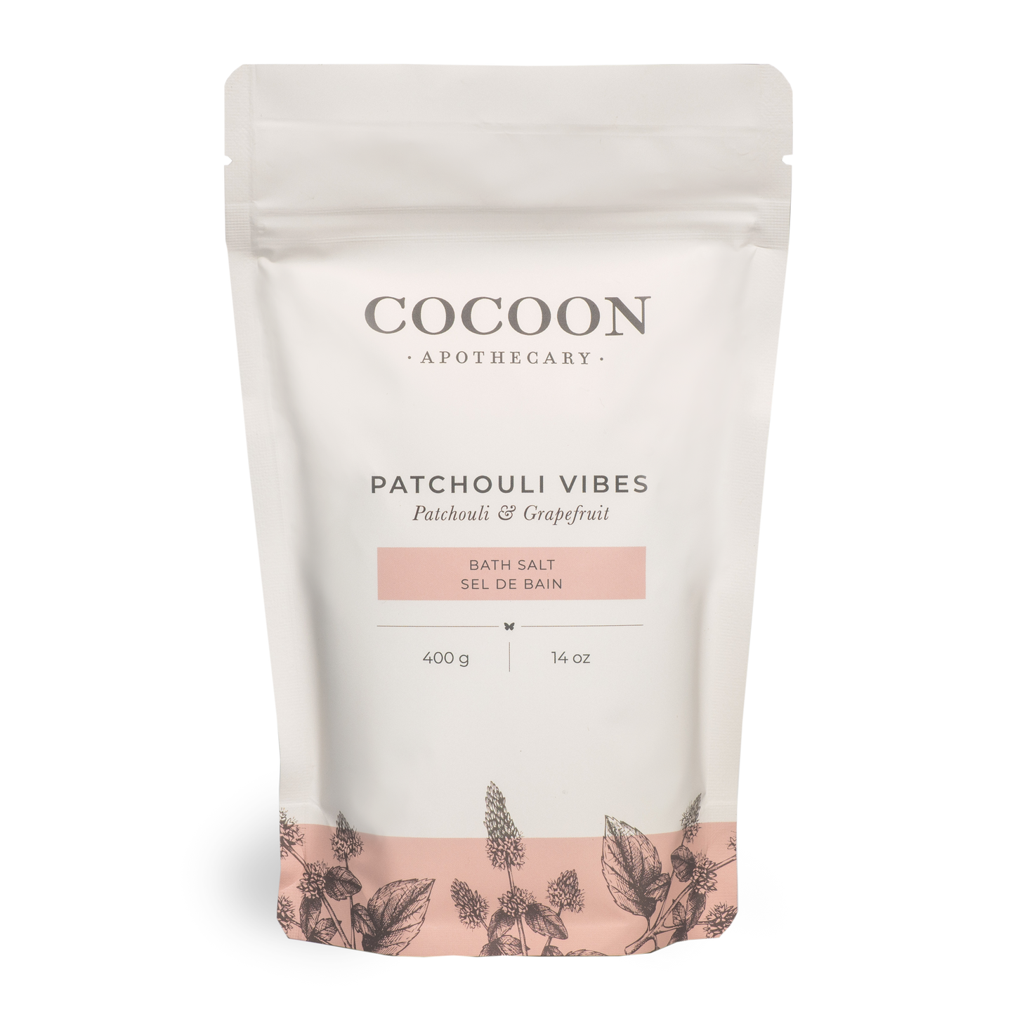 Patchouli Vibes — Sels de bain revitalisants