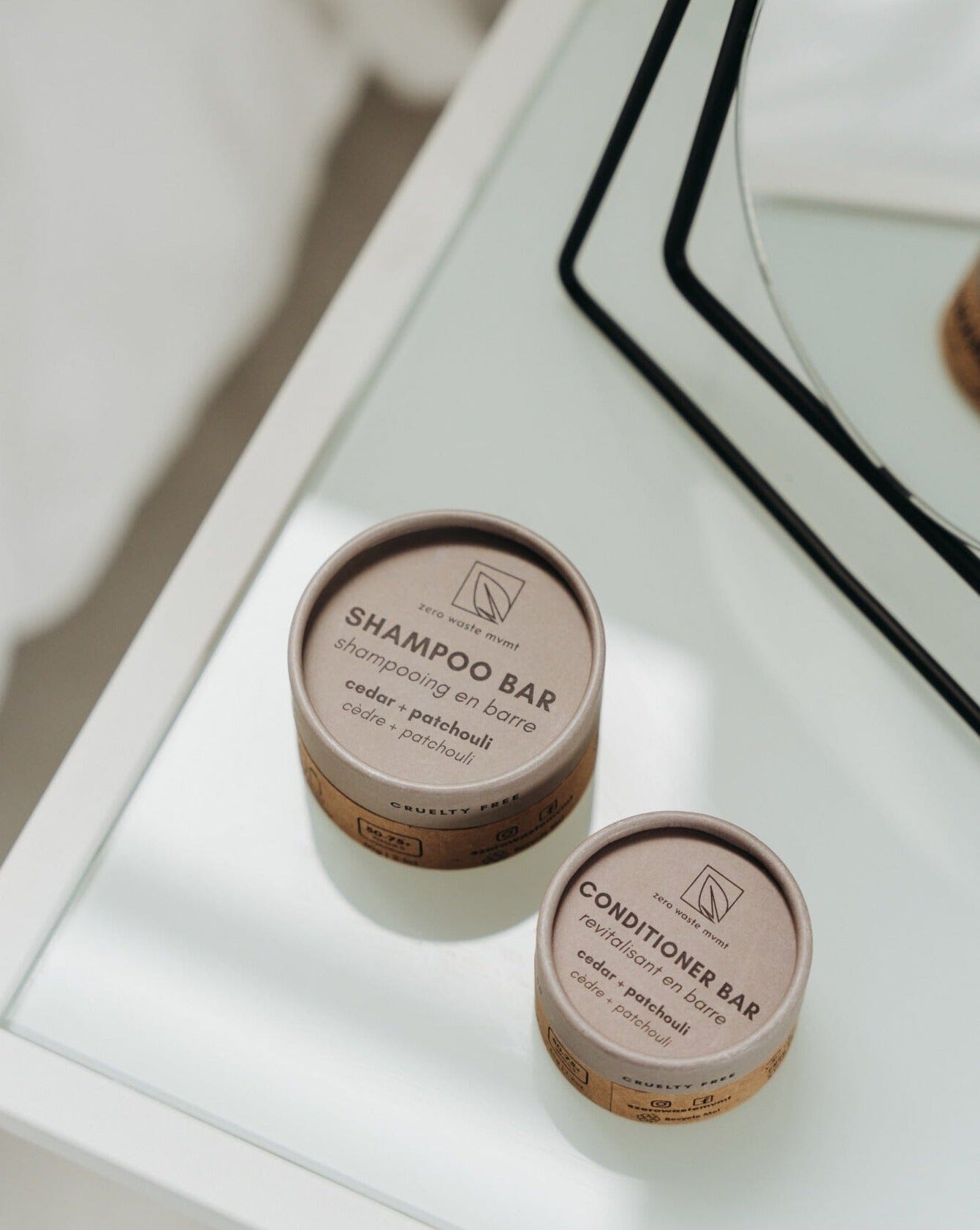 Après-shampoing solide | Cèdre + Patchouli