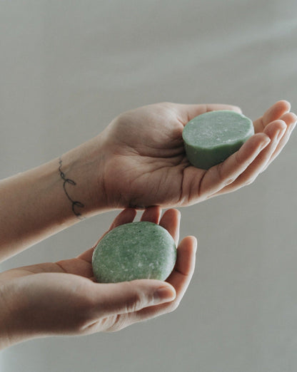 Après-Shampoing Solide Menthe Poivrée + Eucalyptus | Zéro Déchet