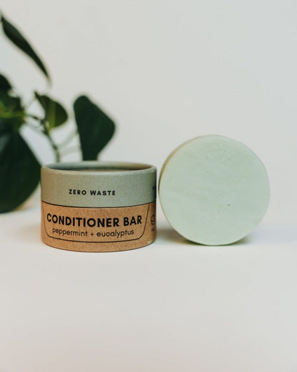 Après-Shampoing Solide Menthe Poivrée + Eucalyptus | Zéro Déchet