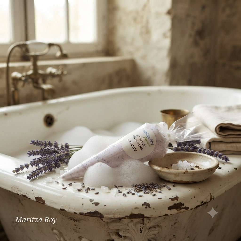 Sel de bain effervescent Lavande