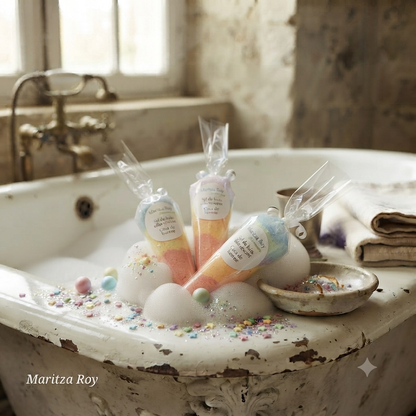 Sel de bain Caca de Licorne