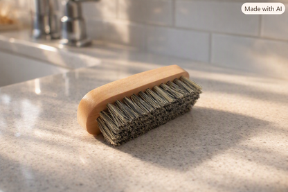 Brosse à Barbe Compacte en Poils de Sanglier & Bois Naturel - Les Soins Du Barbu